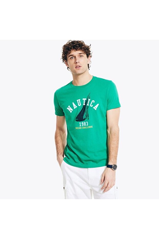 Men's Green T-Shirt VR3504