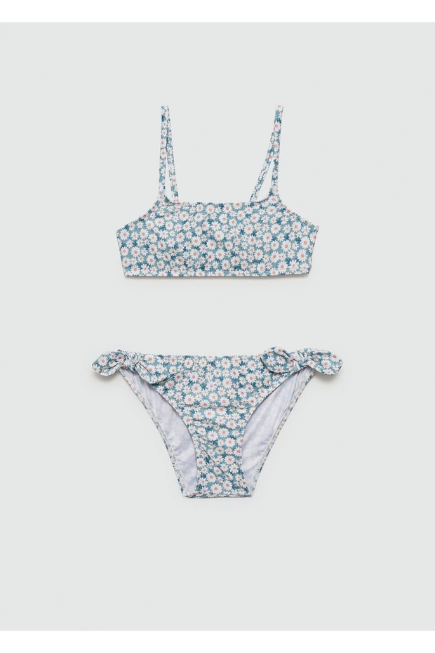 Çiçek Desenli Bikini - 1