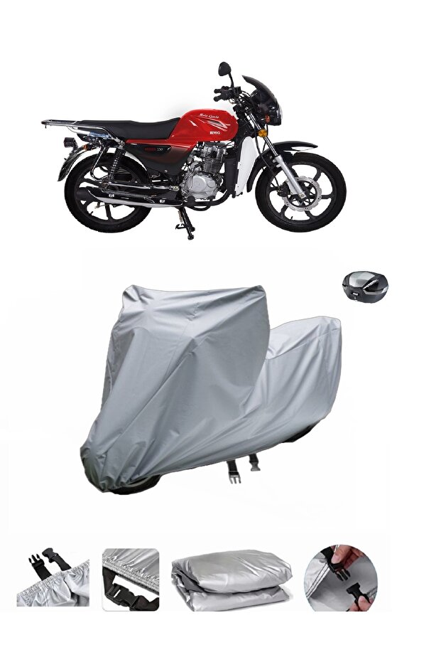 RMG Moto Ranger 150 حقيبة خلفية متوافقة مع دراجة نارية سميكة للغاية
