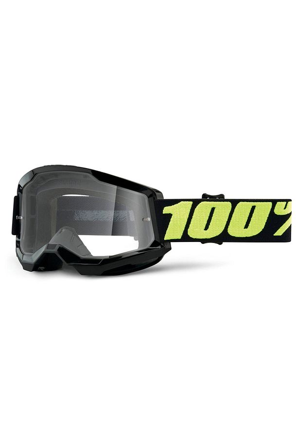 %100 Racecraft Goggle Cross Gözlük Siyah Sarı - 2
