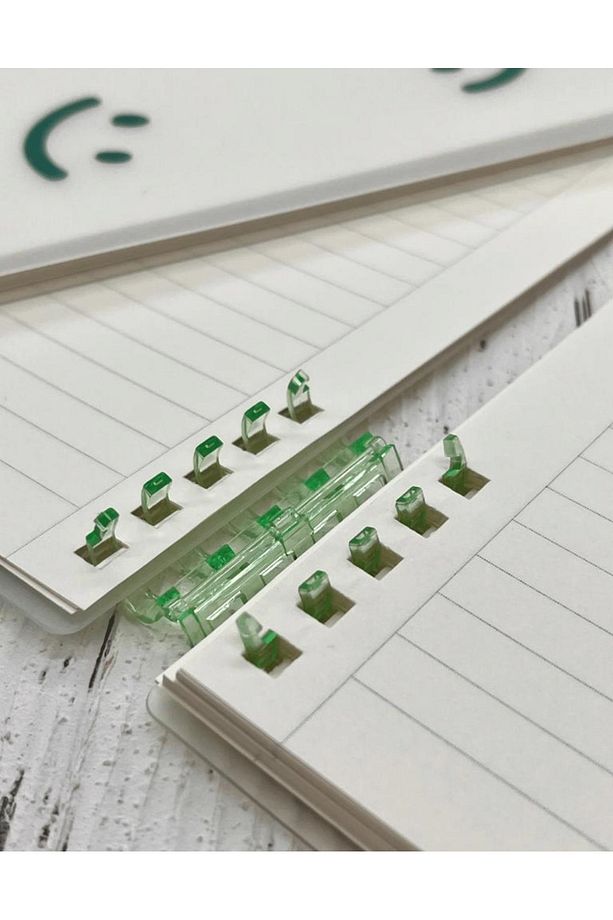 Sevimli Good Luck Desenli Spiralli Binder B5 Defter / Scrapbook /Notebook/Bullet Journal - 3
