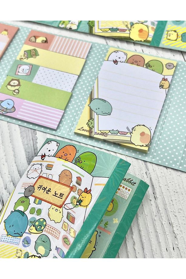 Sevimli Sumikko Kitap Temalı Post-it / Sticky Note / Index - 4