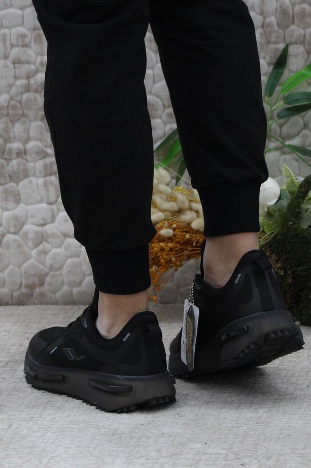 Flex Foam Tıgan 2 Siyah Orijinal Ürün Air Taban Erkek Spor Ayakkabı - 4