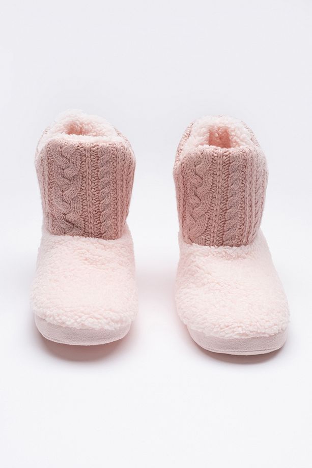 Rose Fuzzy Knit Bot - 3
