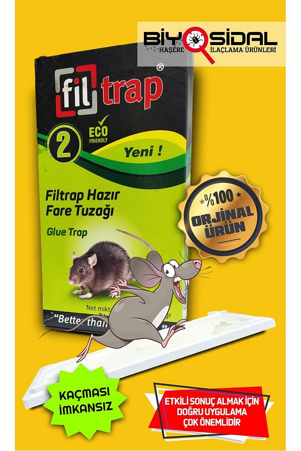 Yapışkanlı Fare Tuzağı 2 Li - 4