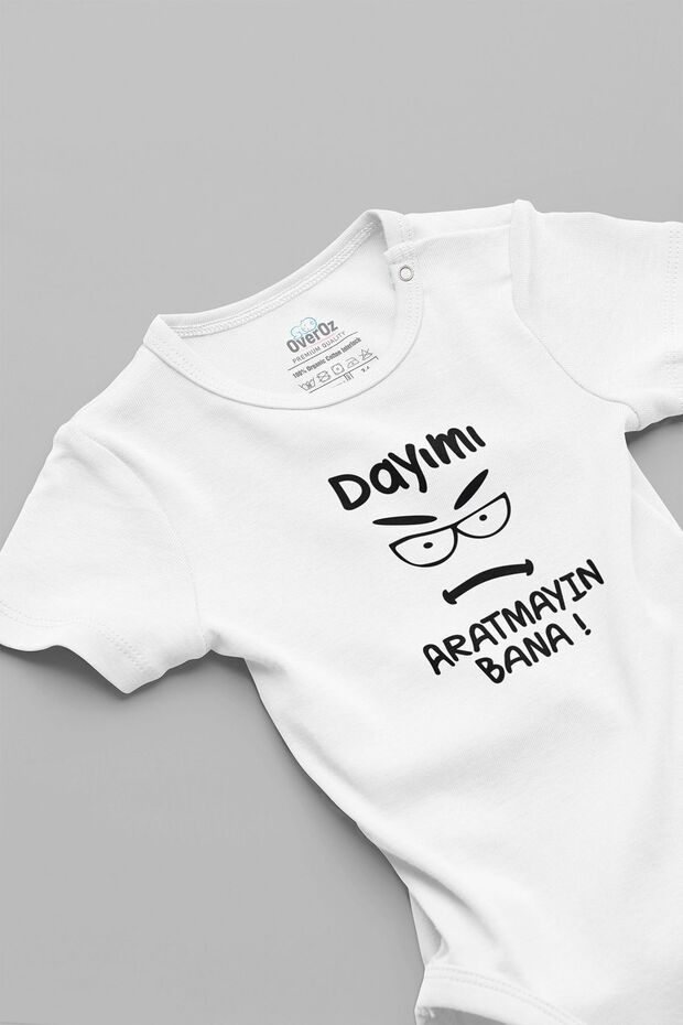 Organic 100% Cotton Don'T Make Me Angry Baby Bodysuit with Snap Fasteners 5749
