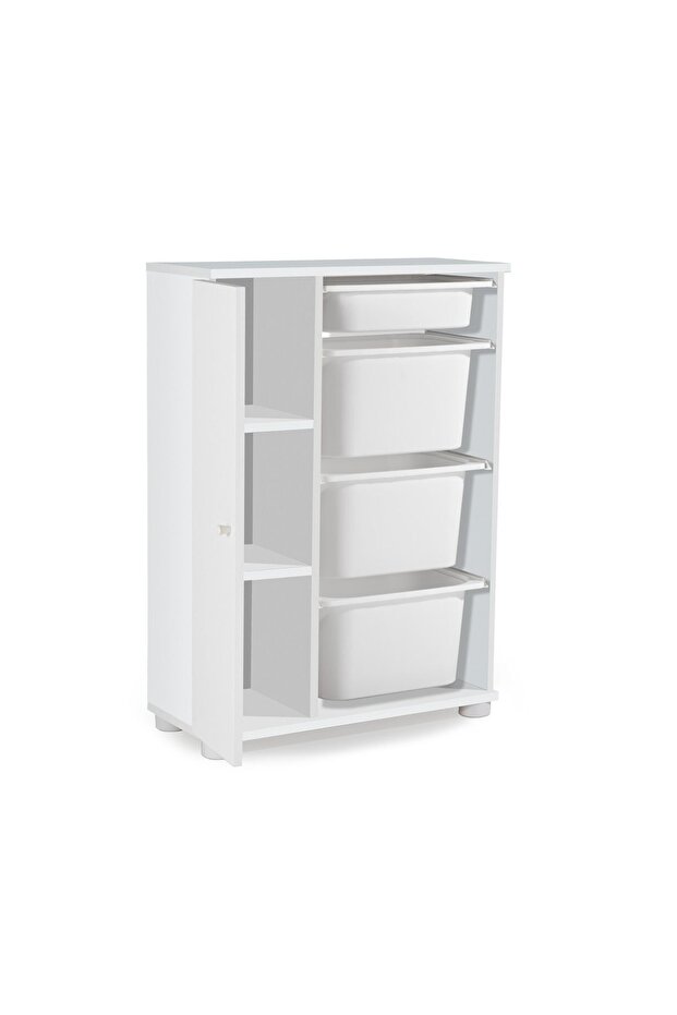 PLUS Oyuncak  Dolabı Küçük Beyaz - 1