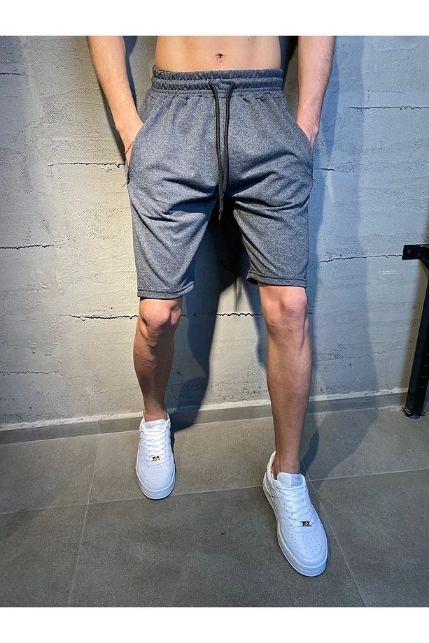 Erkek Life Comfy Bel Lastikli Cep Fermuarlı Şort - 1