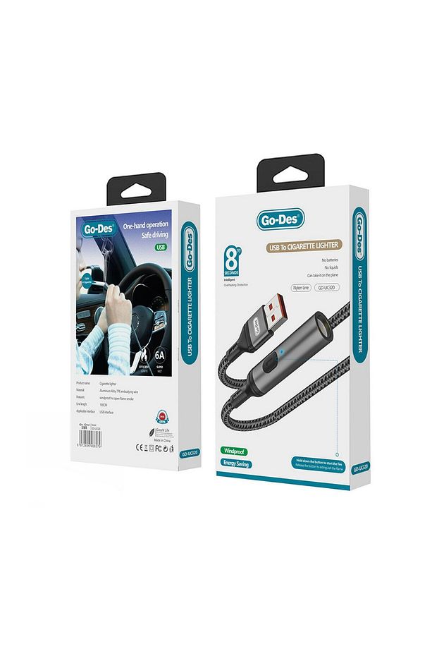 USB Bağlantılı Elektronik Çakmak Go Des GD-UC320 - 2