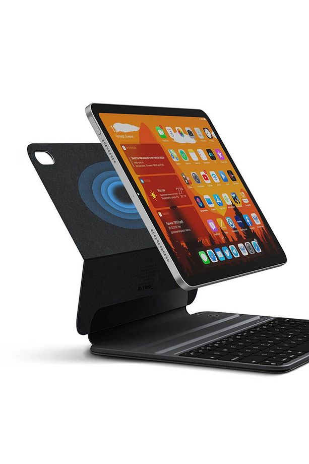 iPad Air 10.9 2022 (10.Nesil) Uyumlu Klavyeli Kılıf Wiwu F15 Standlı ve Magnetik Tasarımlı - 5
