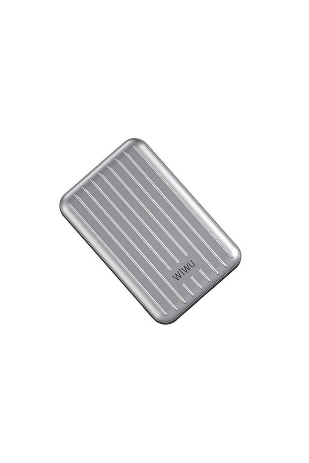 Taşınabilir Wireless Şarj ve PD Hızlı Şarj Özellikli Powerbank Wiwu PP02 15W 5000mAh Gümüş - 3