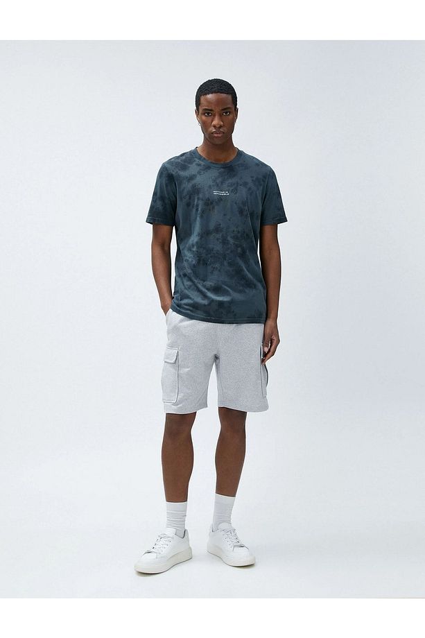 Multi Pocket Bel Lastikli Bağcıklı Oversize Normal Boy Erkek Şort (RAHAT KALIP) - 5