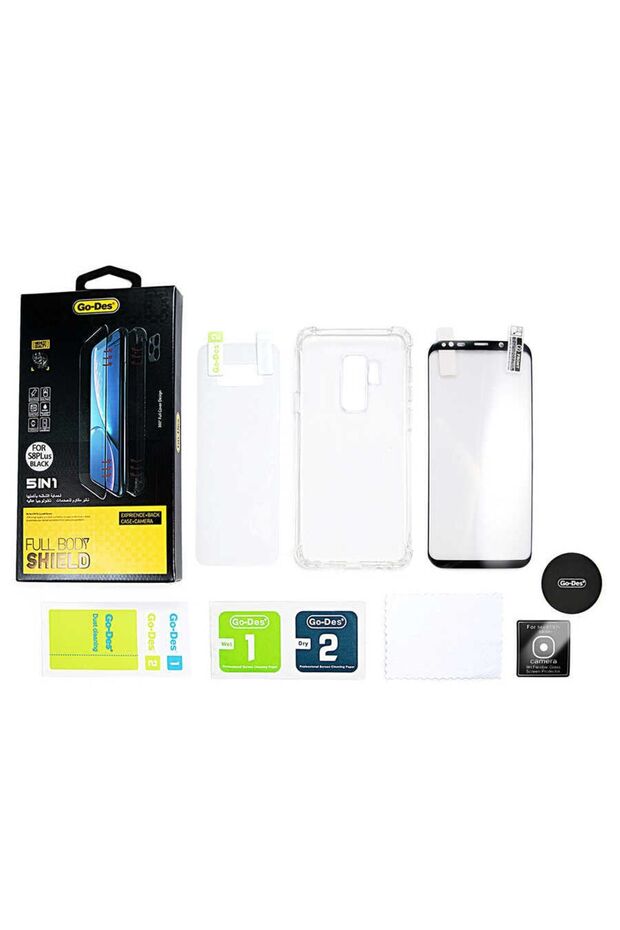 Galaxy S8 Ön Arka Koruma Go Des 5 In 1 Full Body Shield - 5