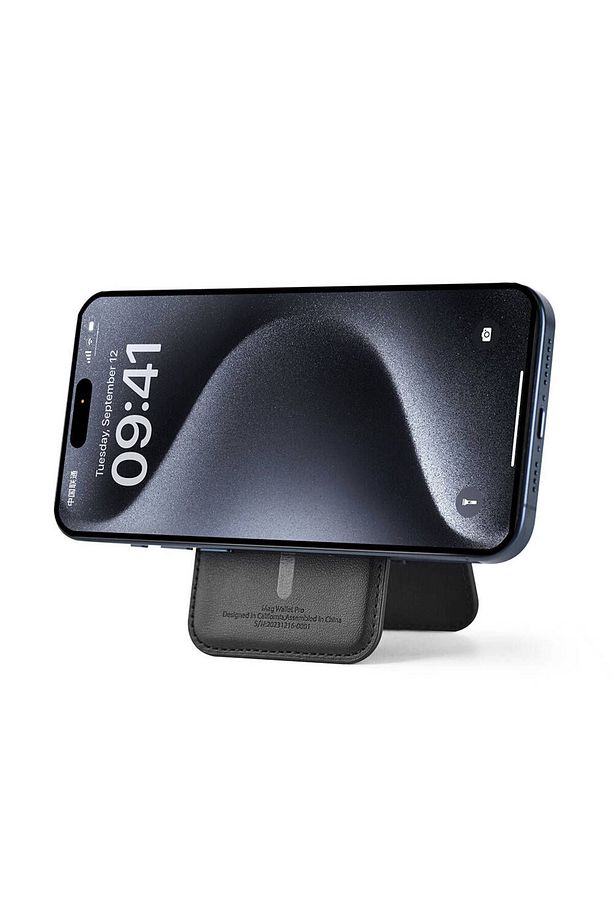 Standlı Magnetik Kartlık Wiwu MW-003 Mag Wallet Siyah - 2