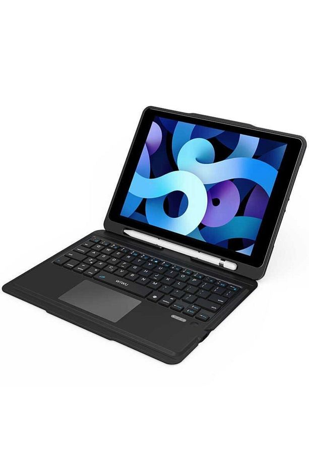 Ipad Air 10.9 2022 (5.NESİL) Keyboard Folio Kablosuz Klavyeli Kılıf - 5