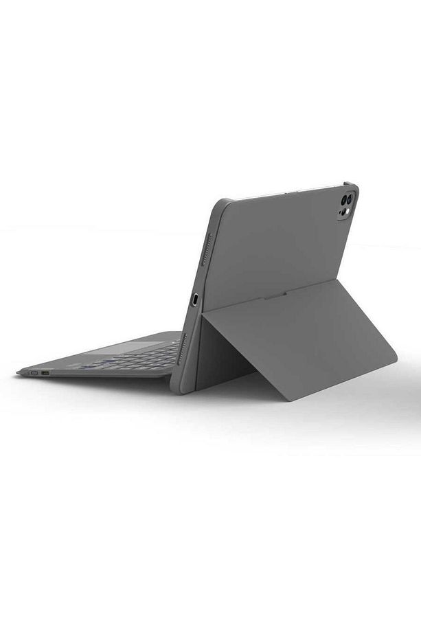Ipad Pro 11 2022 M2 Combo Led Işıklı Magnetik Standlı Klavyeli Kılıf Touchpad Özellikli - 2