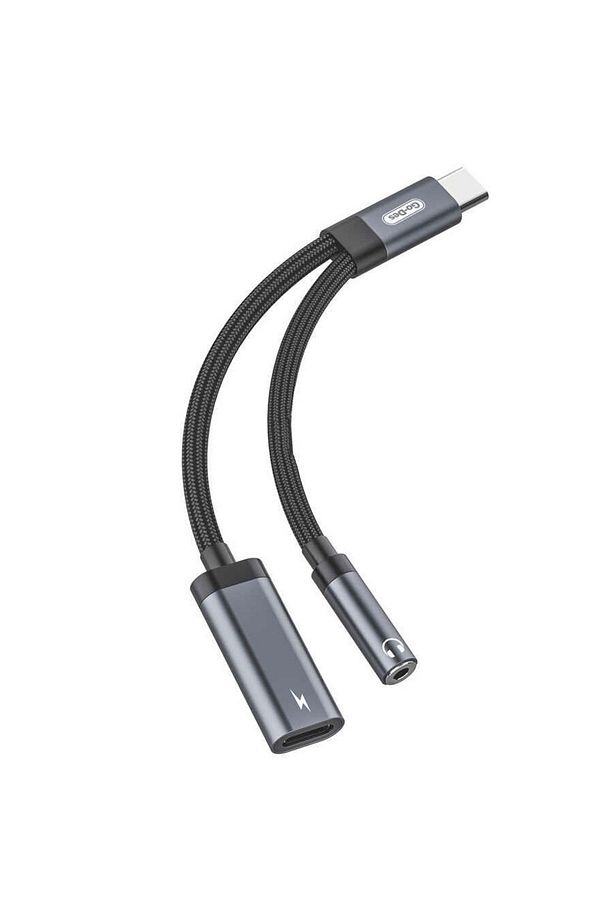 Go Des Gd-uc312 Type-c To 3.5 Mm Aux Kulaklık Ve Şarj Dönüştürücü Ses Adaptörü - 1