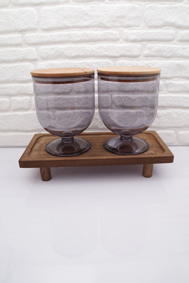 Multi-Purpose Rectangular Wooden Leg Riser Stand Presentation Organizer - 8