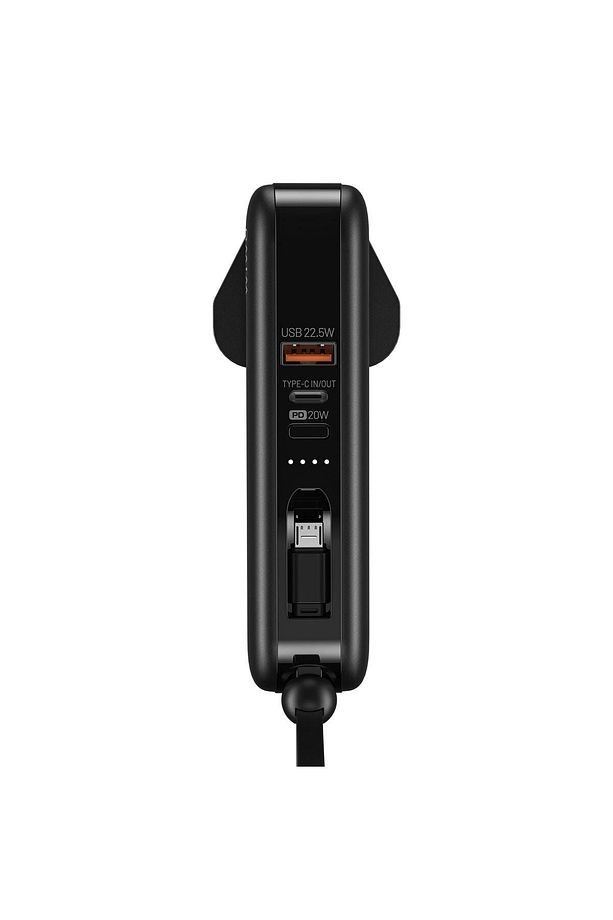 Jc-23 Micro Type-c Ve Lightning Kablolu Şarj Göstergeli Pd Powerbank 22.5w 10000mah - 5
