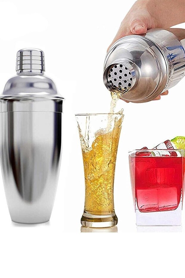 Kokteyl Shaker 700 ml Paslanmaz Çelik - 2