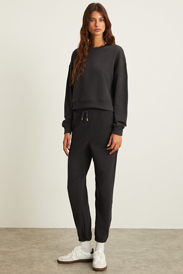 VESNA Kadın Regular Antrasit Sweatshirt - 2