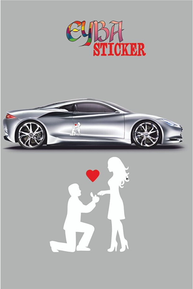 18x15 Cm Heart Quote Dear Auto Sticker - Car Sticker - Wall Sticker
