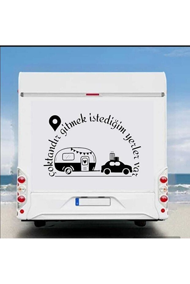 There are places I've wanted to go for a long time (caravan sticker)