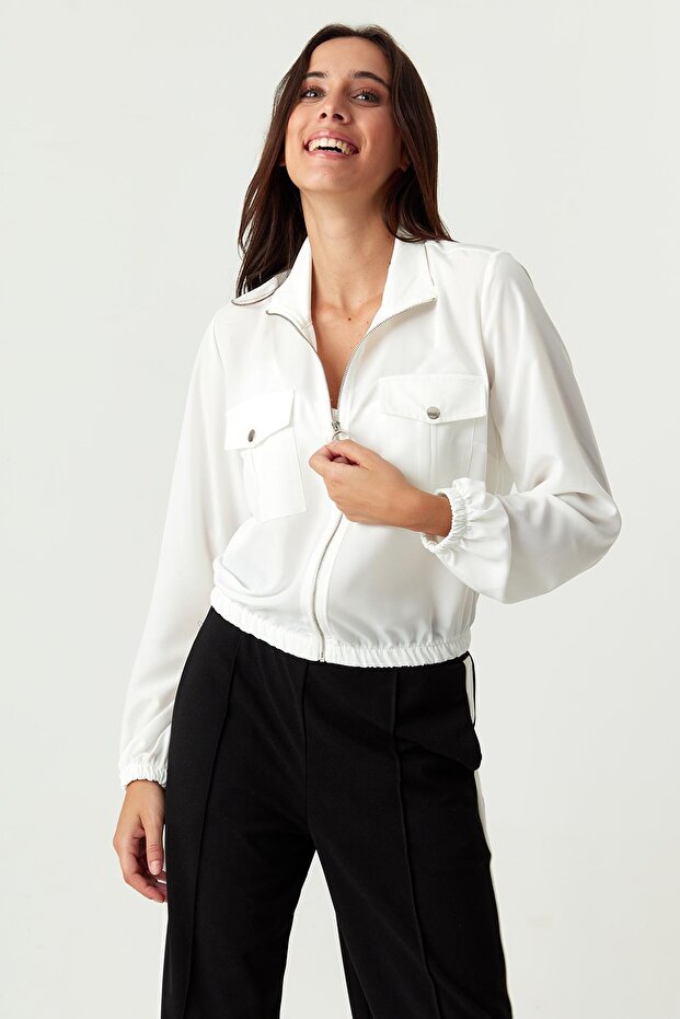 Kadın Mevsimlik Bomber Ceket - 1