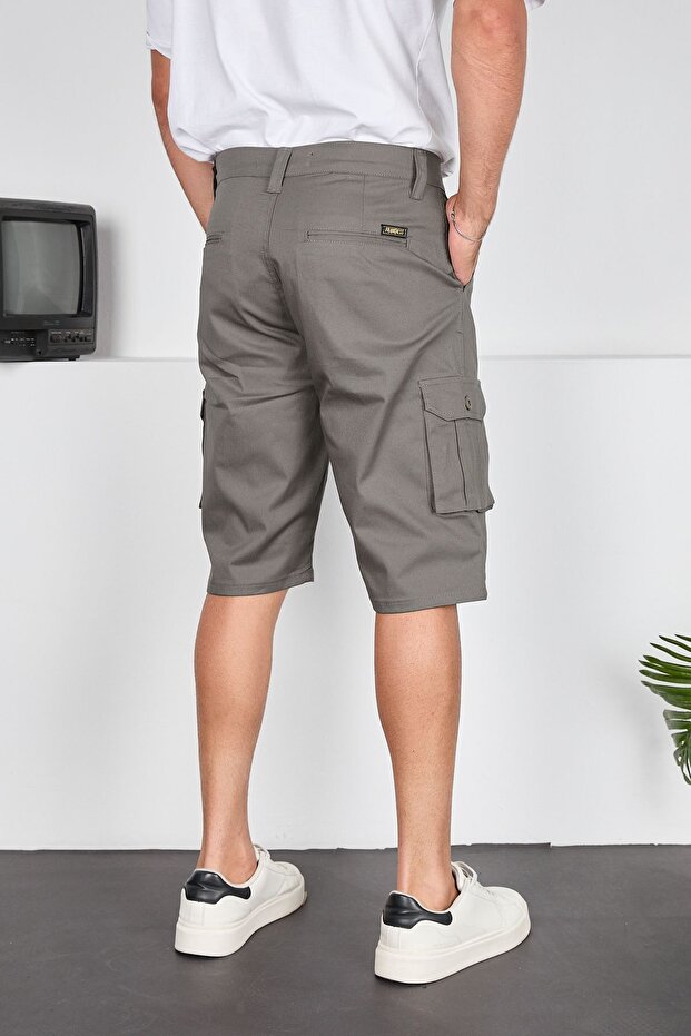 Erkek Şort Kargo Cepli - 5