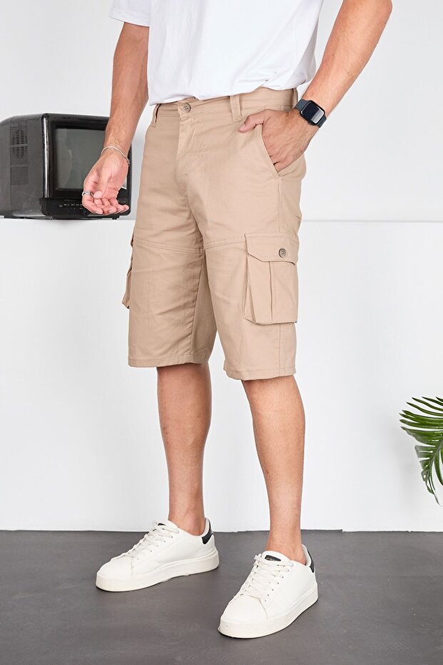 Men's Cargo Pocket Shorts Capri New Season