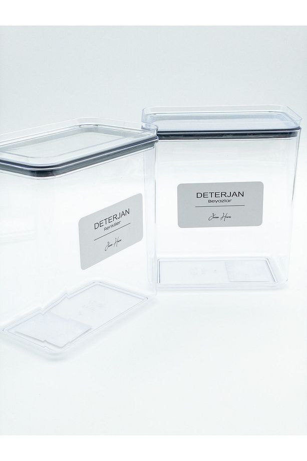 Deterjan Kavanozu/kutusu(beyazlar)-deterjan Kavanozu/kutusu(renkliler) 2600ml - 1