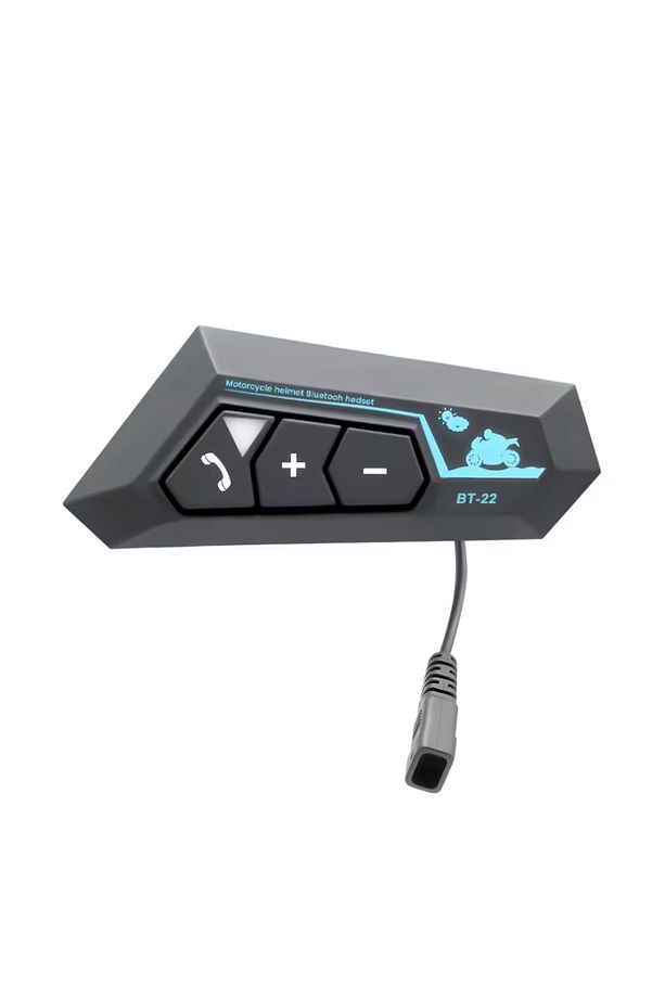 BT22 Motosiklet Kask Bluetooth Kulaklığı 5.0 Wireless Konuşma İntercom Su Geçirmez Gürüntü Engelleme - 1