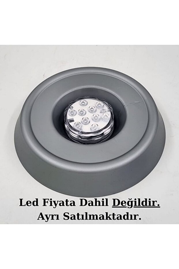 Led Tabağı - Gri - 1
