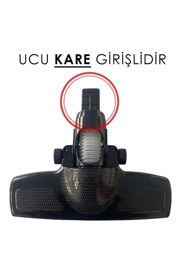 رأس كنس Provac P5000 Magic P3000 أسود (مدخل مربع) - 1