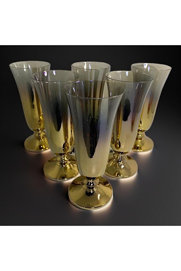 Titanium Coated Stemmed Coffee Cups (Set of 6)