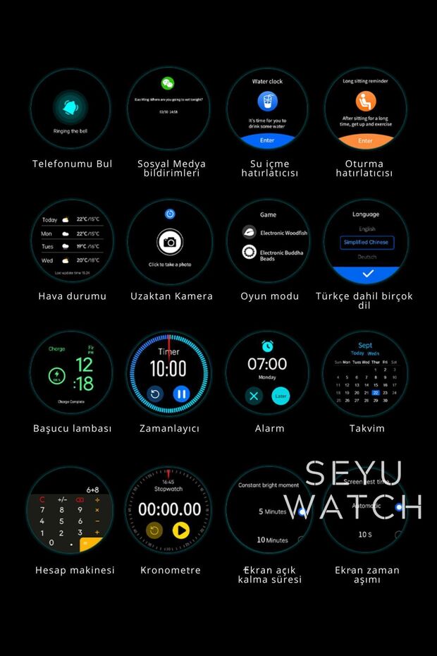 Watch Gs 4 Pro Akıllı Saat Iphone Ve Android Tüm Telefonlara Uyumlu Nfc&arama Gümüş Smartwatch - 4