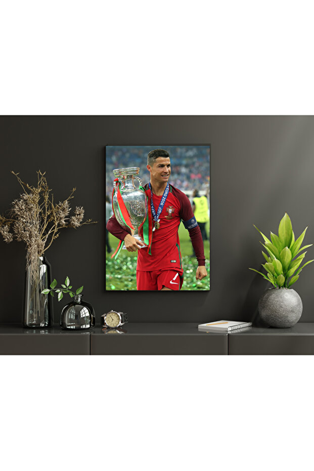 ronaldo ahşap poster