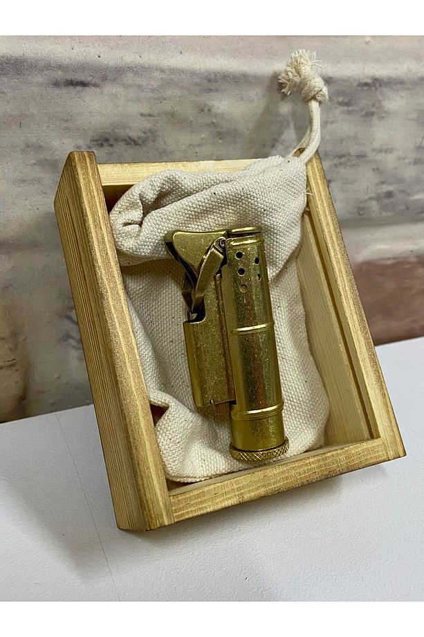 Marka Eskitme Model Benzinli Sarı Renk Isme Özel Çakmak - 6