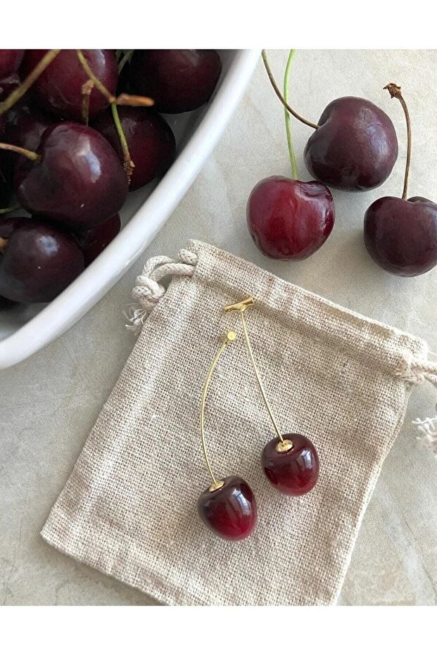 Kadın Kiraz Küpe - 1