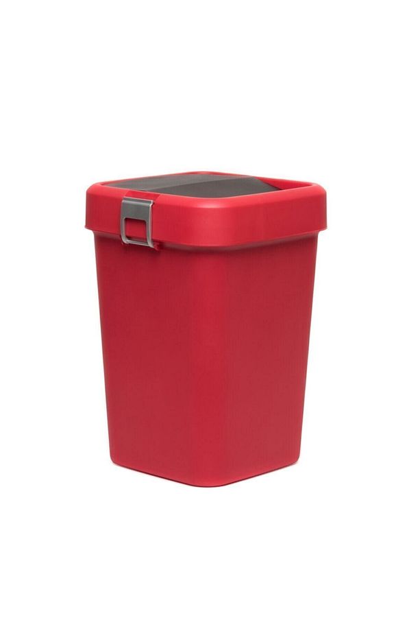 Çöp Kovası Çöp Yutan Çöp Kutusu Kırmızı(18 LİTRE) - 4