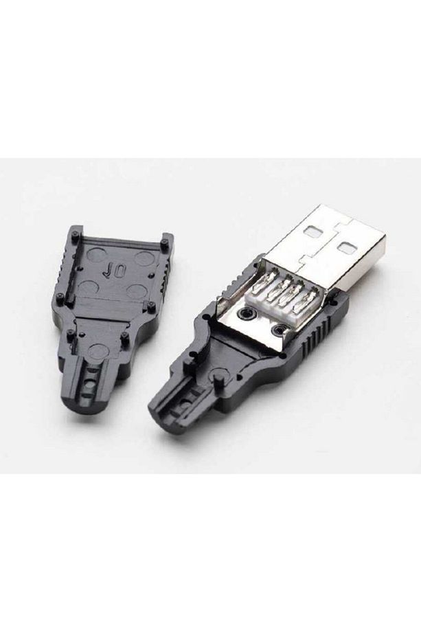 2 Adet 3 In 1tip A Erkek Usb Soket Bağlayıcı 4 Pin Fiş Lehim Tipi Bağlayıcı Tüm Projeler - 4