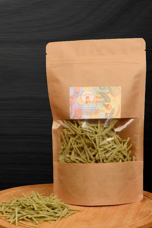 Ev Yapımı Karabuğday Ispanaklı Sebzeli Erişte Yeni Mahsül 250 gr - 1