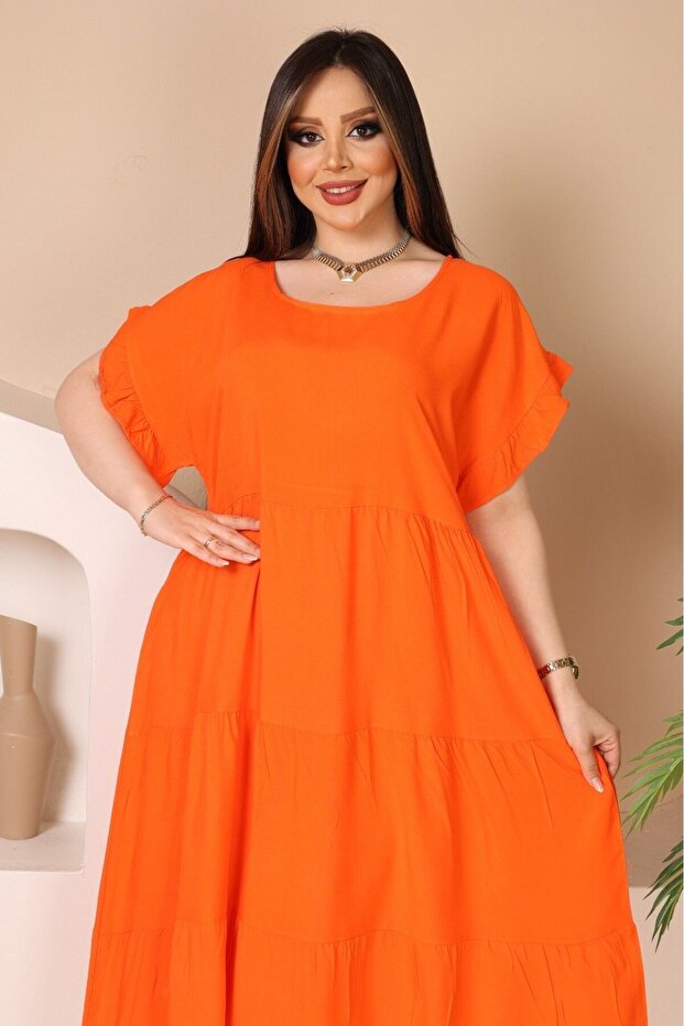 Women's Large Size Sleeveless Summer Dress