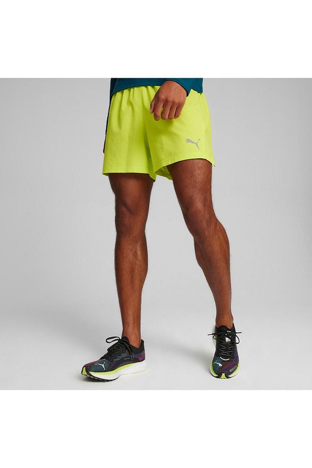 RUN VELOCITY ULTRAWEAVE 5" SHORT M Lime - 1