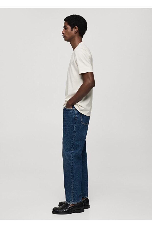 Desenli slim fit tişört - 6