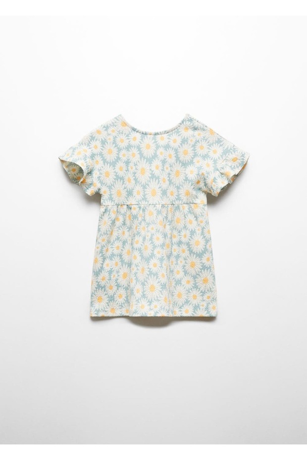 Çiçek desenli elbise - 3