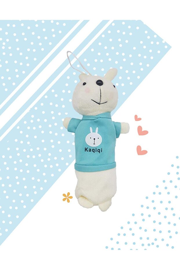 Blue Rabbit Fabric Pencil Case