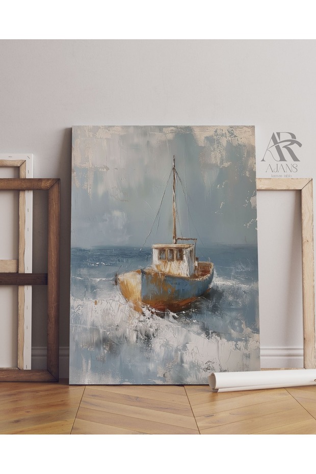 Stormy Sea Decorative Canvas Art