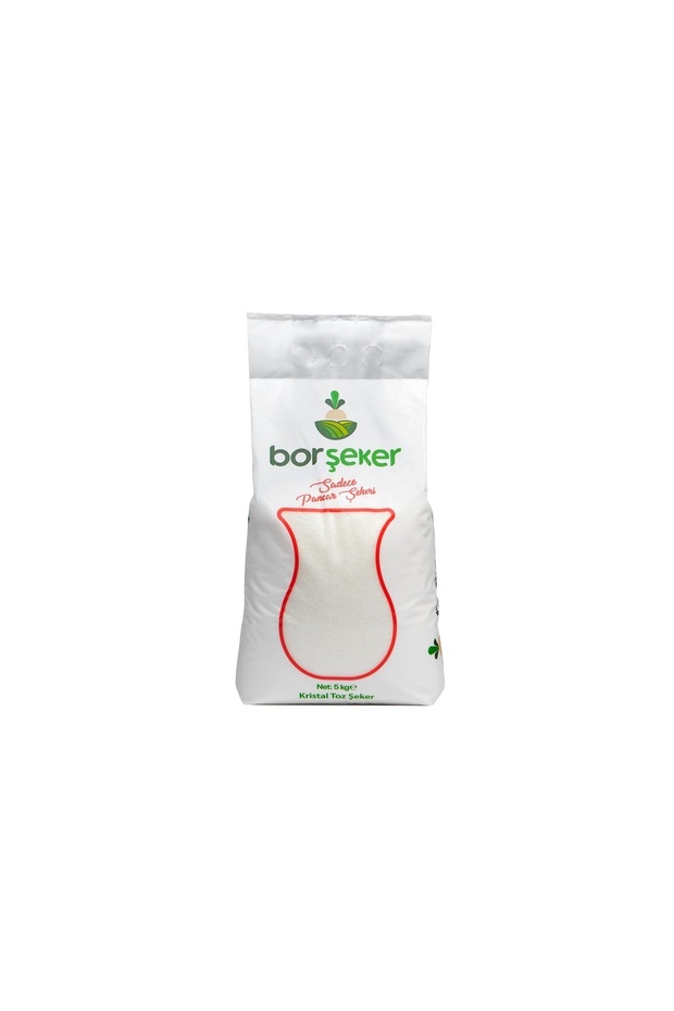 BOR ŞEKER Kristal Toz Şeker 5 kg %100 Pancar Şekeri