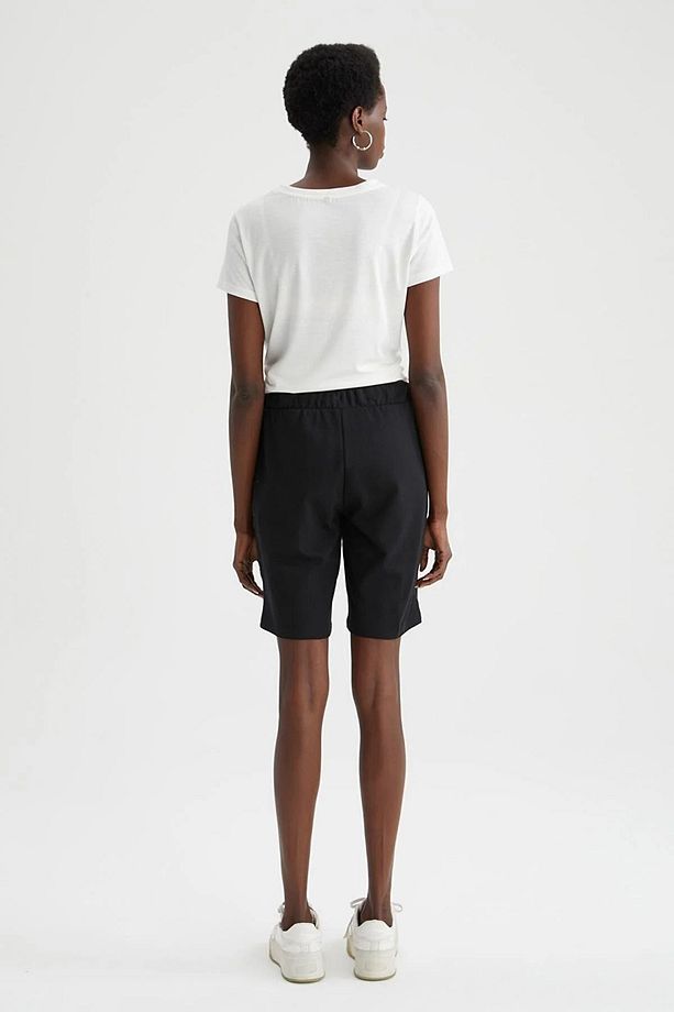 Relax Shift Way Unisex Cepli Basic Jogging Bermuda Şort - Sevgili Kombini (TEKLİ ÜRÜNDÜR) - 4